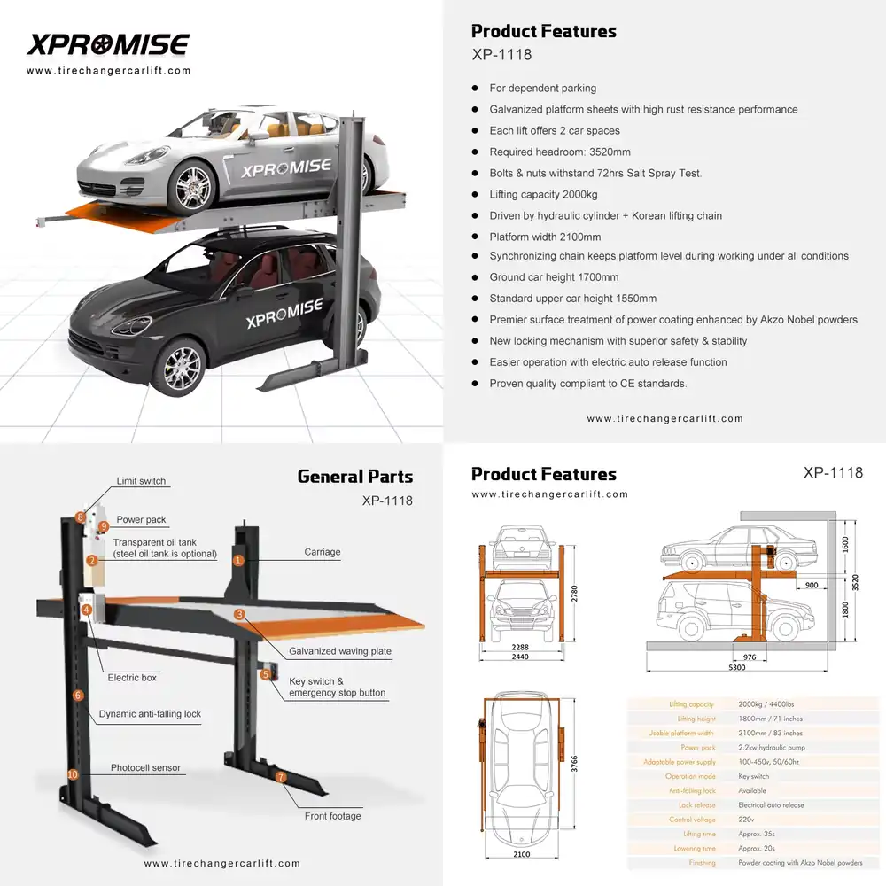 New Design Two-Post Car Parkin - Auto Repair Shop Design ulasan dan harga