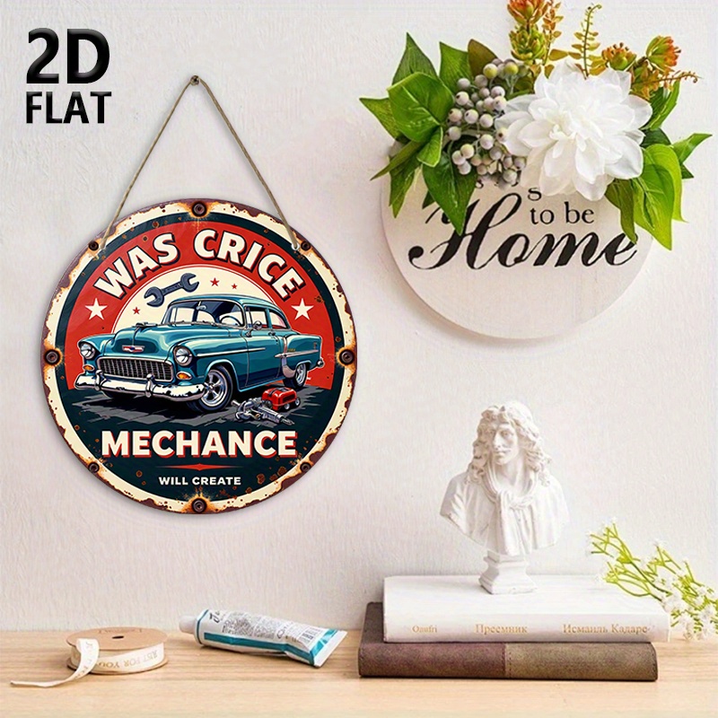2D plane, retro auto repair sh - Auto Repair Shop Design ulasan dan harga