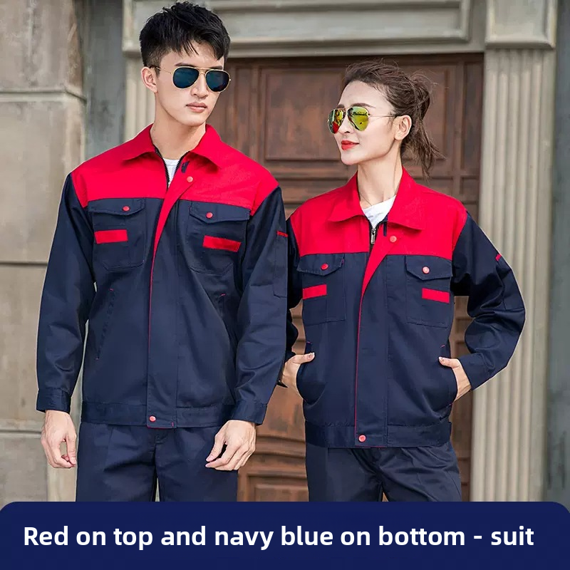 New men's work clothes suit lo - Auto Repair Shop Insurance ulasan dan harga